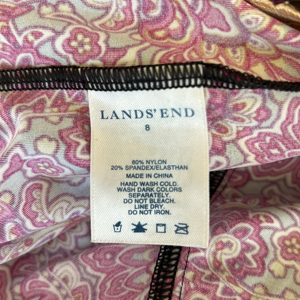 Lands End women’s tankini top size 8 - Picture 4 of 6